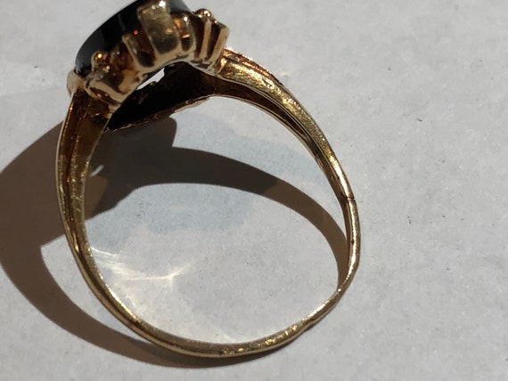 Antique 10K Solid Gold Ring - image 2