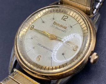 Vintage Bulova 30 Jewels Self Winding Watch