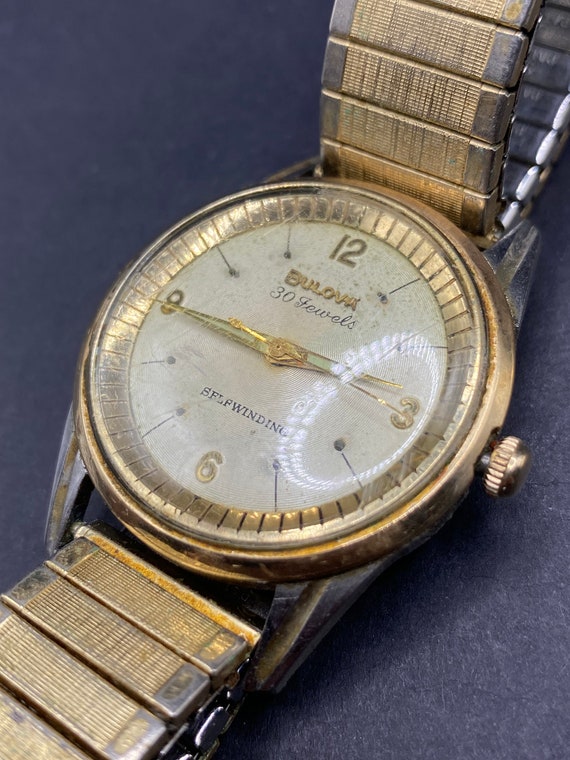 Bulova self winding watch vintage outlet