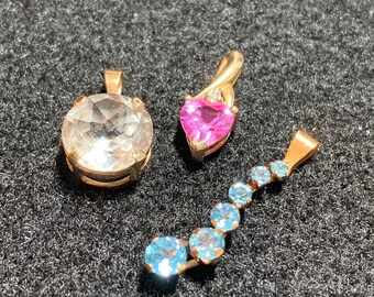 Pendentifs 14K et 10K : 3