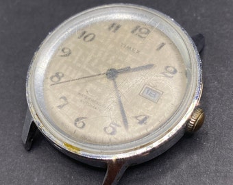 Vintage Timex Automatic Silver Dial