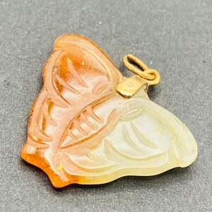 14K Gold Jade Pendant