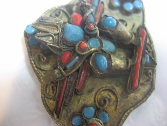 Vintage Brooch India Probably hand made - image 4