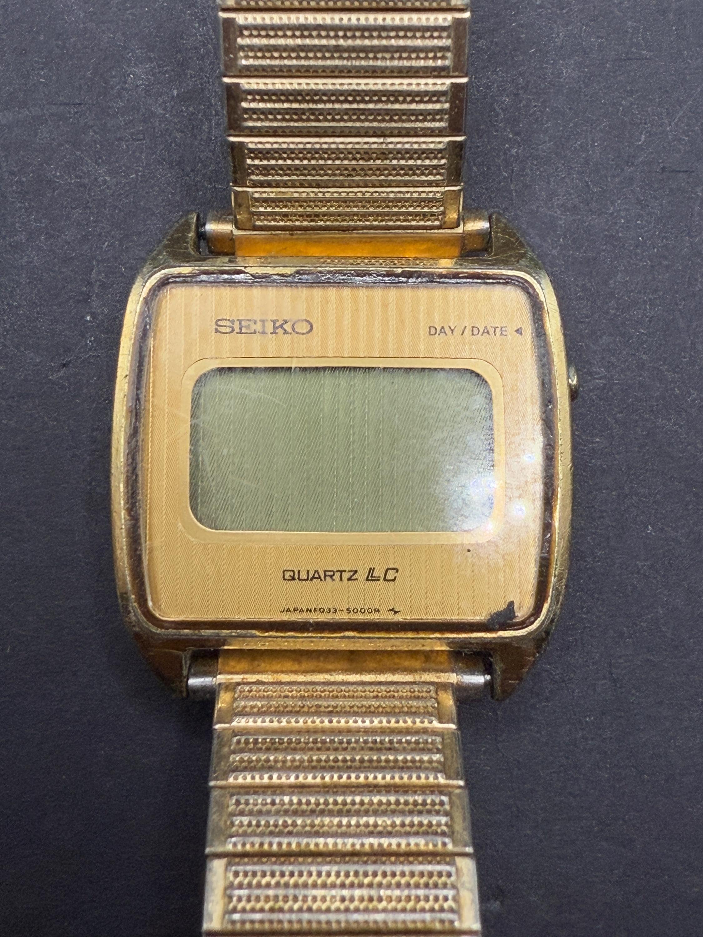 Seiko LCD Quartz Watch - Etsy