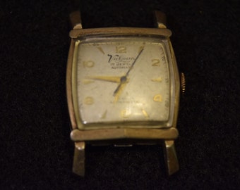 Antique/Vintage Valjean 17 Jewels Automatic Watch Deco Style
