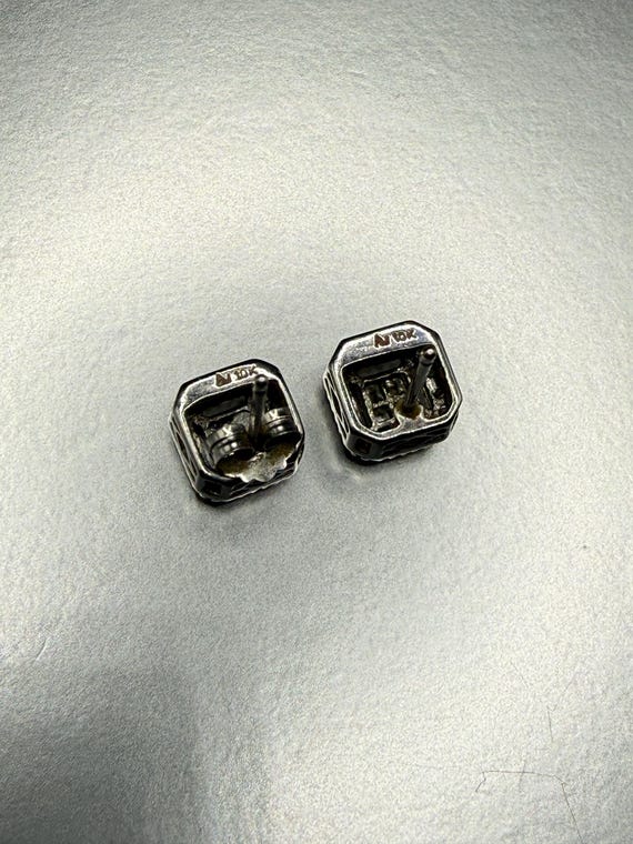 10k Solid Gold Earrings View 3