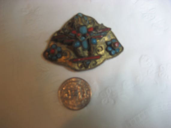 Vintage Brooch India Probably hand made - image 7