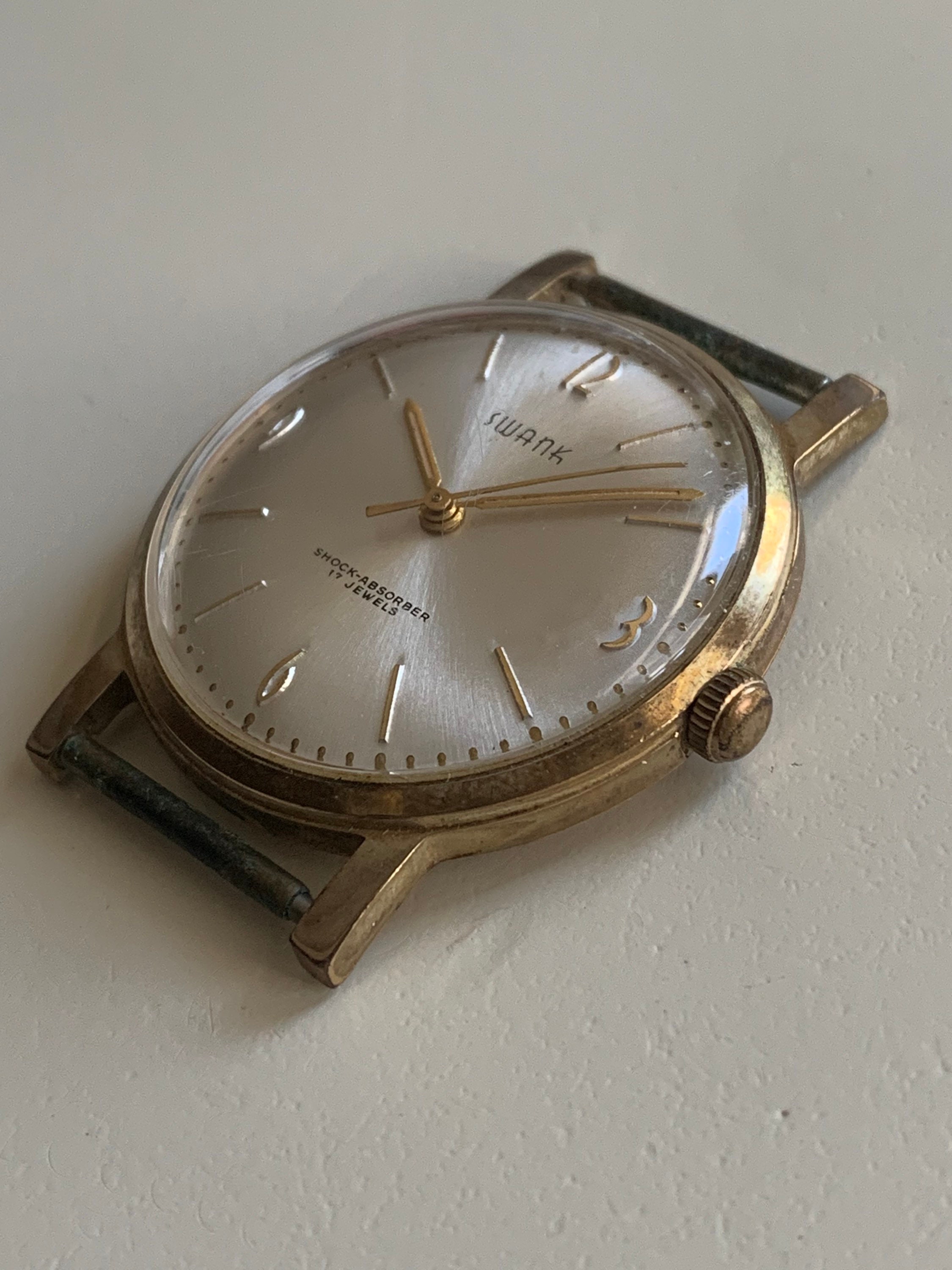Rare Vintage Swank Watch Very Thin - Etsy