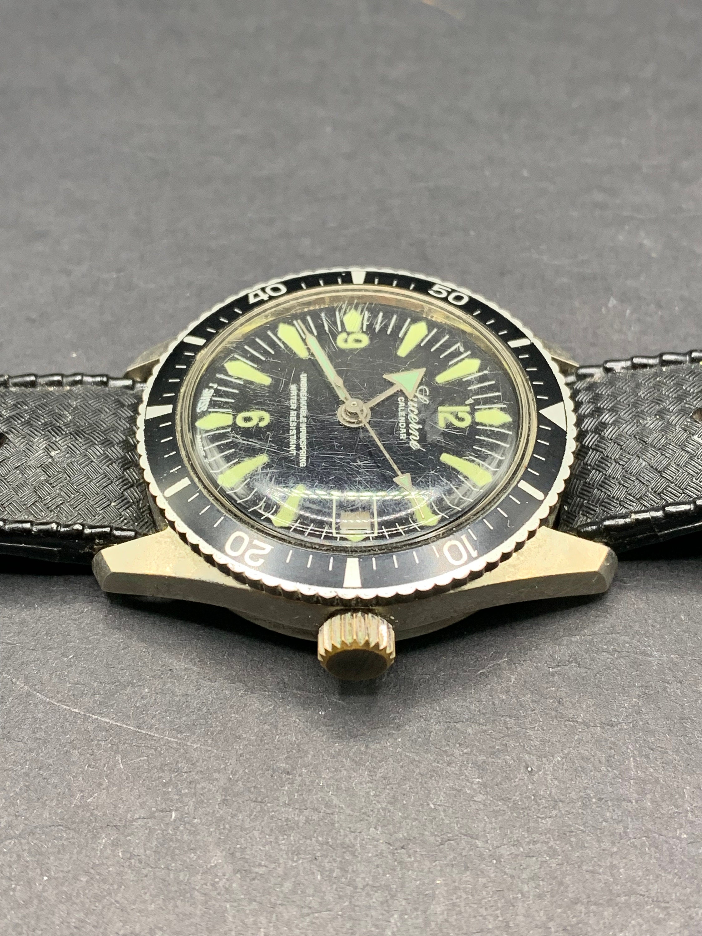 Vintage Lucerne Calendar Watch - Etsy