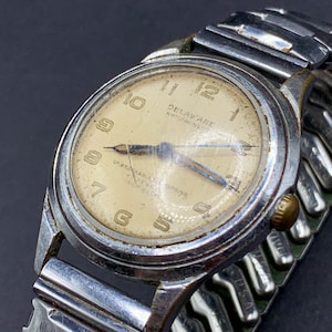 Vintage Delaware Watch Military