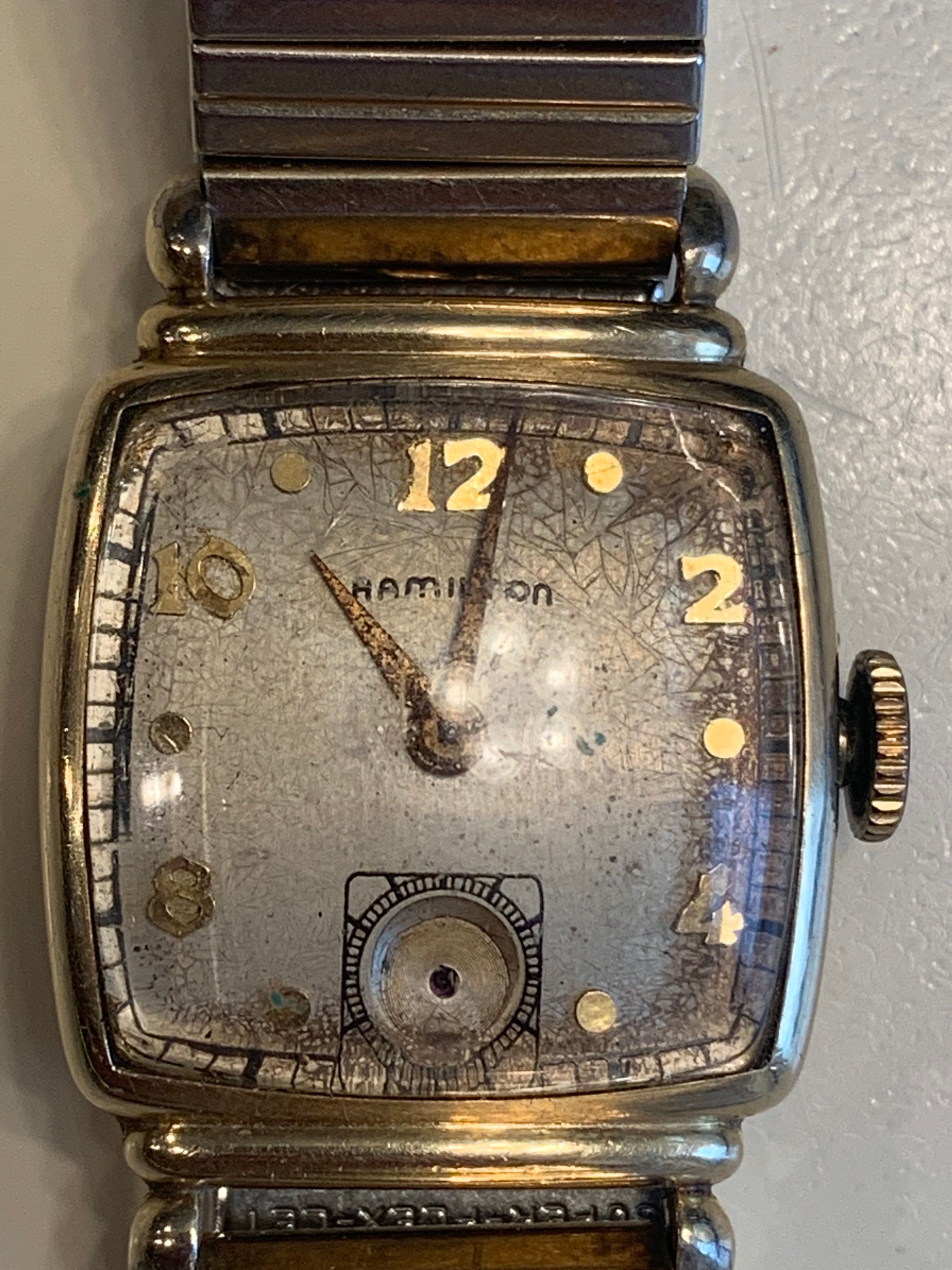 Vintage Hamilton Watch, Yellow Gold Filled - Etsy