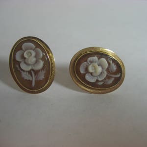 Nice Vintage Italian 14K Yellow Gold Earnings Beautiful