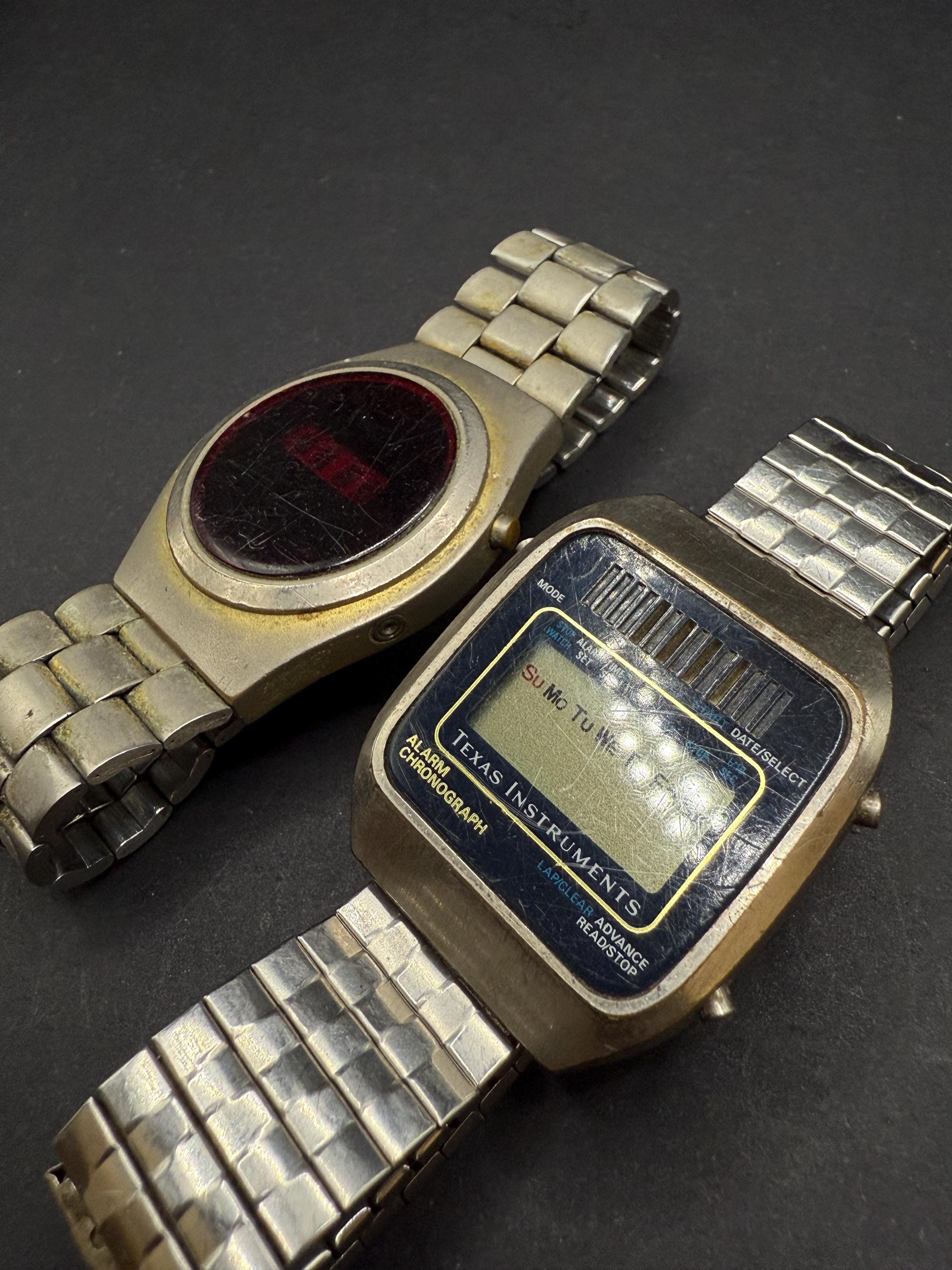 70s led watch - Etsy 日本