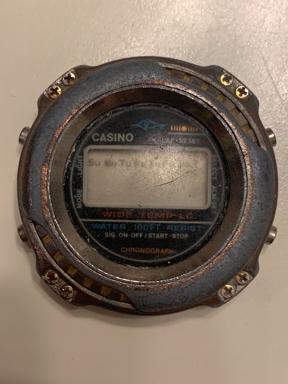 Vintage Casino Chronograph Gents Wristwatch - image 2