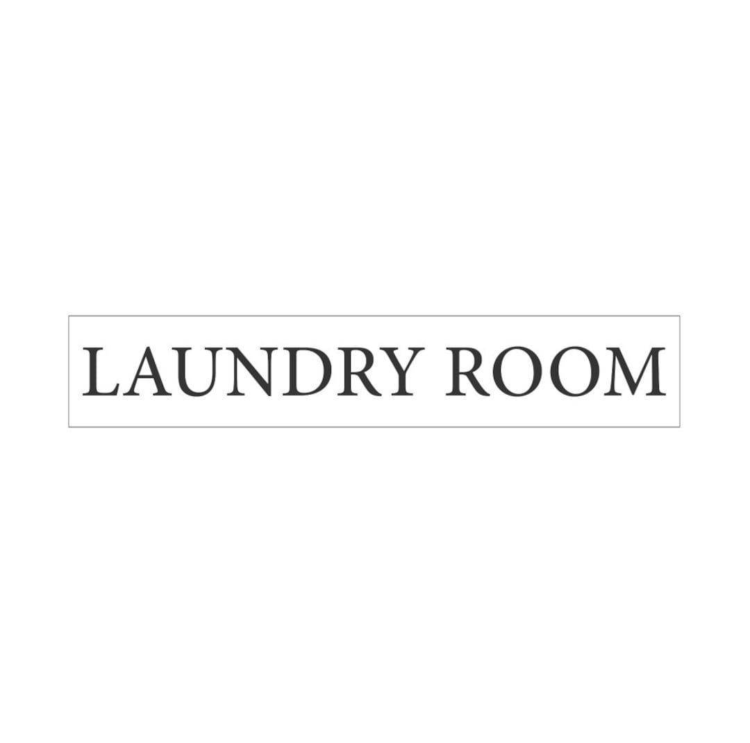 Sign Stencil, LAUNDRY ROOM, 4 X 22 Stencil, Reusable Stencil, Crafts ...