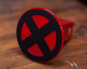 X-Men - Red and Black - Trailer Hitch Cover