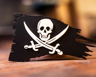 Pirate Flag - Trailer Hitch Cover