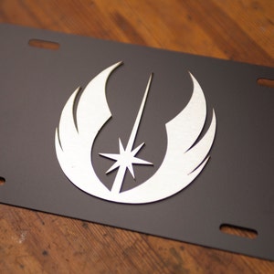 Jedi Symbol - License Plate