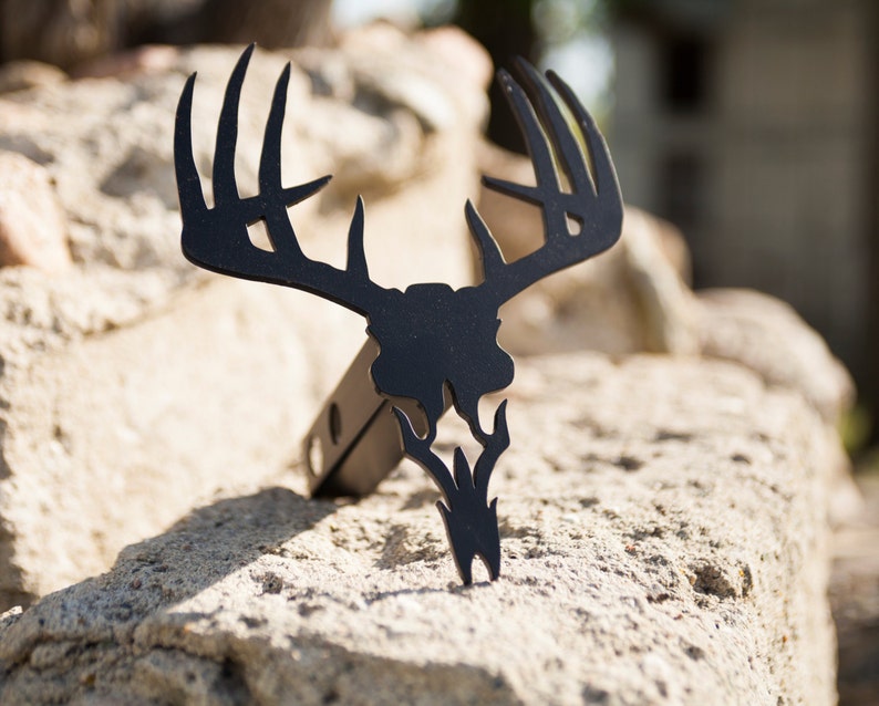 Trailer Hitch Cover Deer Skull