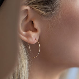 Arch Earrings; Curve Earrings; minimal earrings; modern earrings; dainty earrings