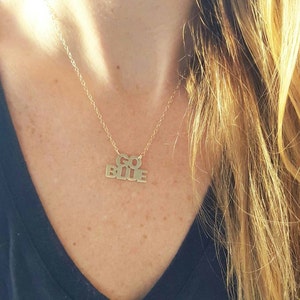 Stone Armory Necklace For Michigan Wolverines - Stainless Steel Jewelry