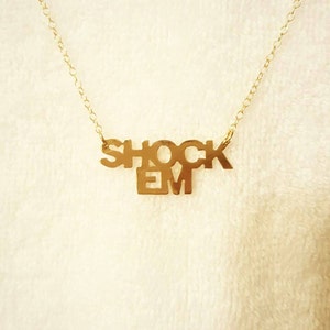 Wichita State Shockers Necklace Wichita State University Shockers Jewelry WSU Shockers Silver or Gold Wichita State Necklace image 2