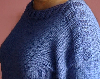 Machine Knitting Pattern, Pullover, Knitting Pattern, Easy to knit Pullover