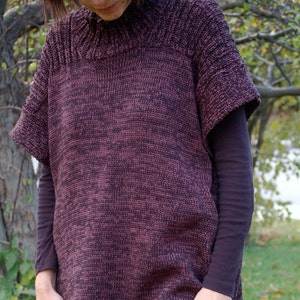 Easy to knit Tunic, Tunic sweater, In Tune Tunic, Simple to knit Tunic, Tunic pattern to knit, knitting pattern