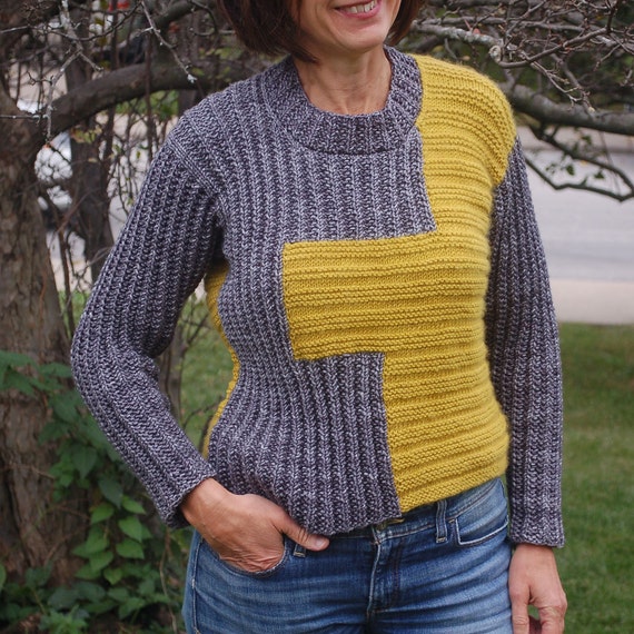 Two Color Sweater Knitting Patterns Knitting Ideas DIY
