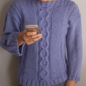 Cable Sweater, Knitting Pattern, easy to knit, Pullover Sweater, Fall Sweater, knit Pullover, Sweater Pattern, Pullover to Knit, Cable knit