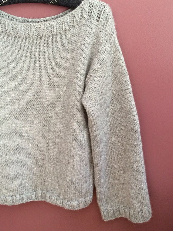 Kid's cut and sew sweater on a Brother 260 knitting machine 