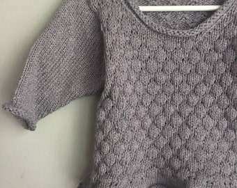 Baby Sweater pattern to knit, Knitting pattern, Toddler sweater to knit, Baby knitting pattern, Baby Sweater, Toddler knitting pattern