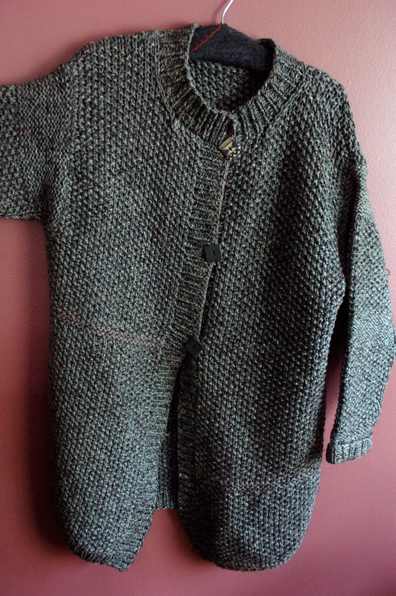 Seed Stitch Coat Patricia Coat Knit Coat Knit Jacket Knitting Pattern For Seed Stitch Coat Easy Knitting Pattern Sweater Coat Fall