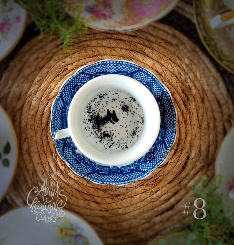 My dear.. You have the Grimm Magic Teacup & Saucer Divination Wizard School Handpainted 8