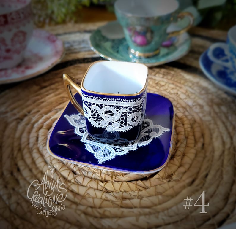 My dear.. You have the Grimm Magic Teacup & Saucer Divination Wizard School Handpainted image 5