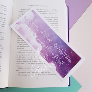Headmaster Quote bookmark - Happiness can be found even in the Darkest of Times, if one only remembers to turn on the Light