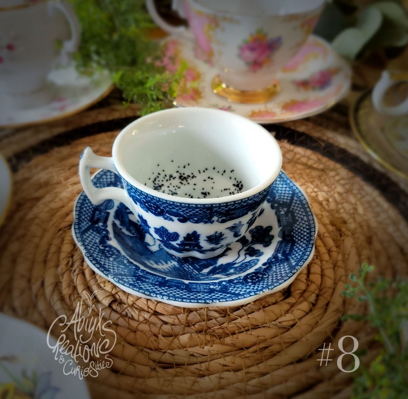 My dear.. You have the Grimm Magic Teacup & Saucer Divination Wizard School Handpainted image 9