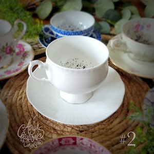 My dear.. You have the Grimm Magic Teacup & Saucer Divination Wizard School Handpainted image 3