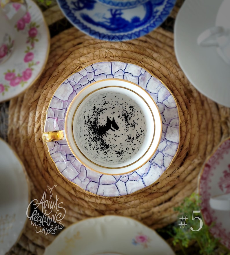 My dear.. You have the Grimm Magic Teacup & Saucer Divination Wizard School Handpainted 5
