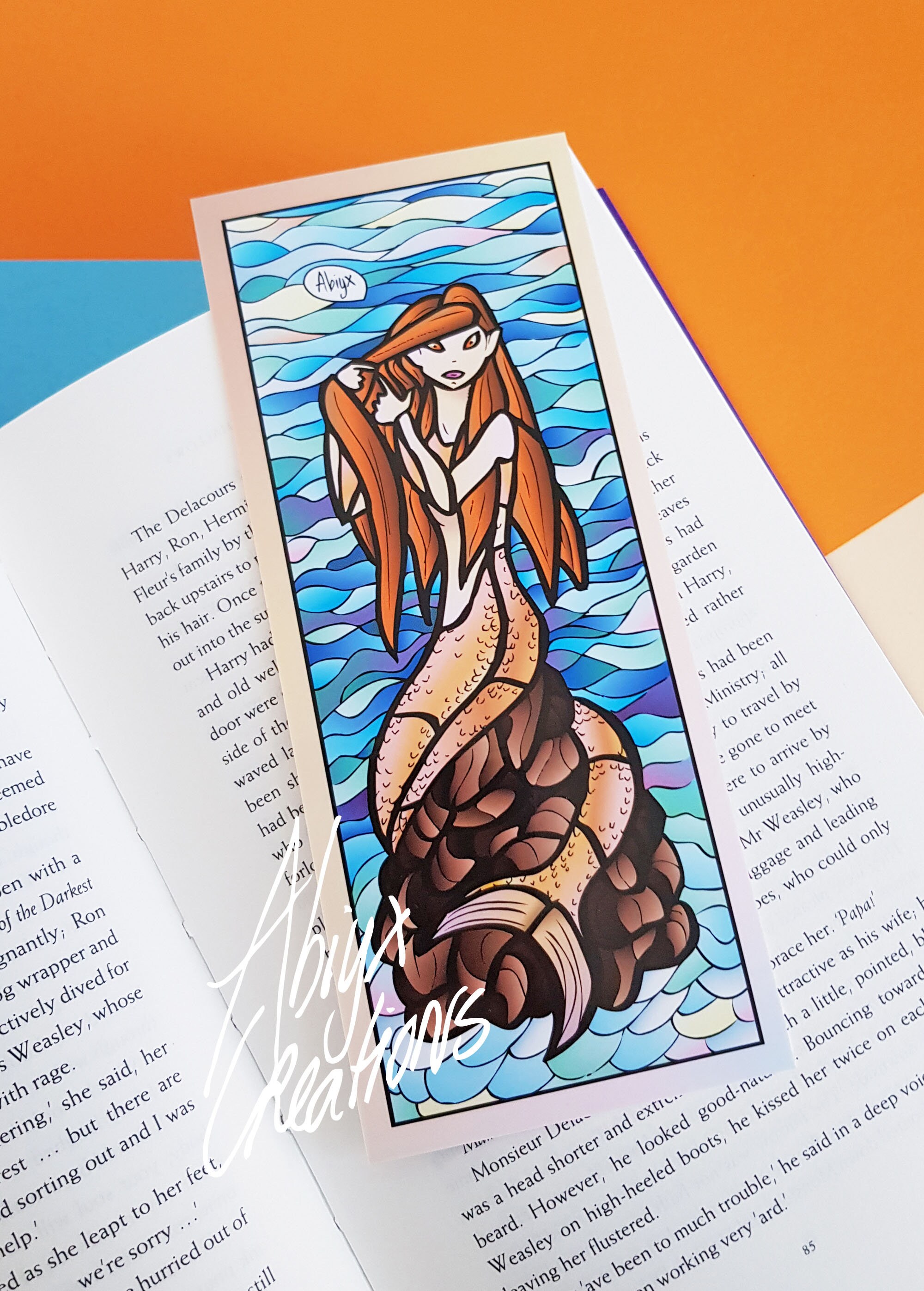 Bathroom Mermaid Bookmark Prefect Magical School For Witch Etsy