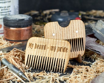 Beard Wooden Comb Hair Comb Anniversary Gifts For Boyfriend Wooden Box Beard Comb Wooden Comb Wooden Hair Comb Boyfriend Birthday Gift