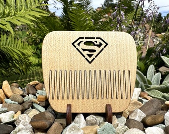 Beard Comb. Wooden Comb Wide Tooth. Hair Comb