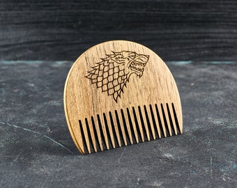 Simple Wooden Comb Beard Comb Wooden Comb Wooden Hair Comb Boyfriend Gift  Groomsmen Gifts Boyfriend Birthday Gift Engraved Comb