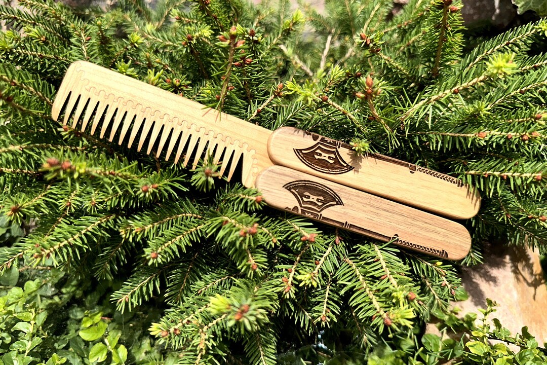 Wooden Beard Comb Viking Axe. Beard Comb Personalized Etsy