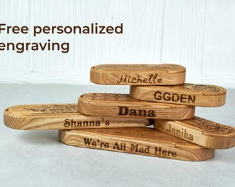 Eco-Friendly Wooden Pill Box with 14 Compartments for Storage