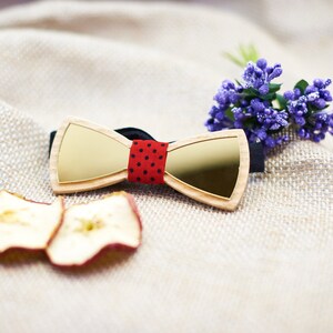 Wooden Bow Tie Mirror Bow Tie For Men Wedding Bow Tie Groomsmen Bow Tie Groom Bow Tie Bow Tie Wedding Mens Bow Tie Rustic Wedding Wood Bowie
