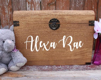 personalised baby storage box