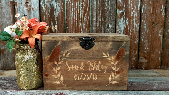Wedding Card Box Wedding Decor Rustic Wedding Decor Wedding Etsy