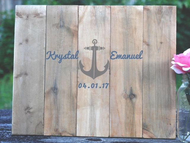 Rustic Wedding Guest Book Alternative Wedding Guest Book Wood