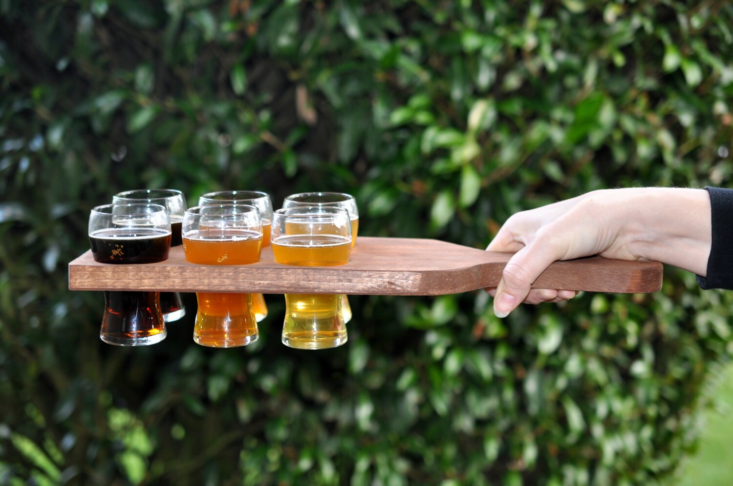 beer tasting tray beer flight tray beer lover gift beer Etsy